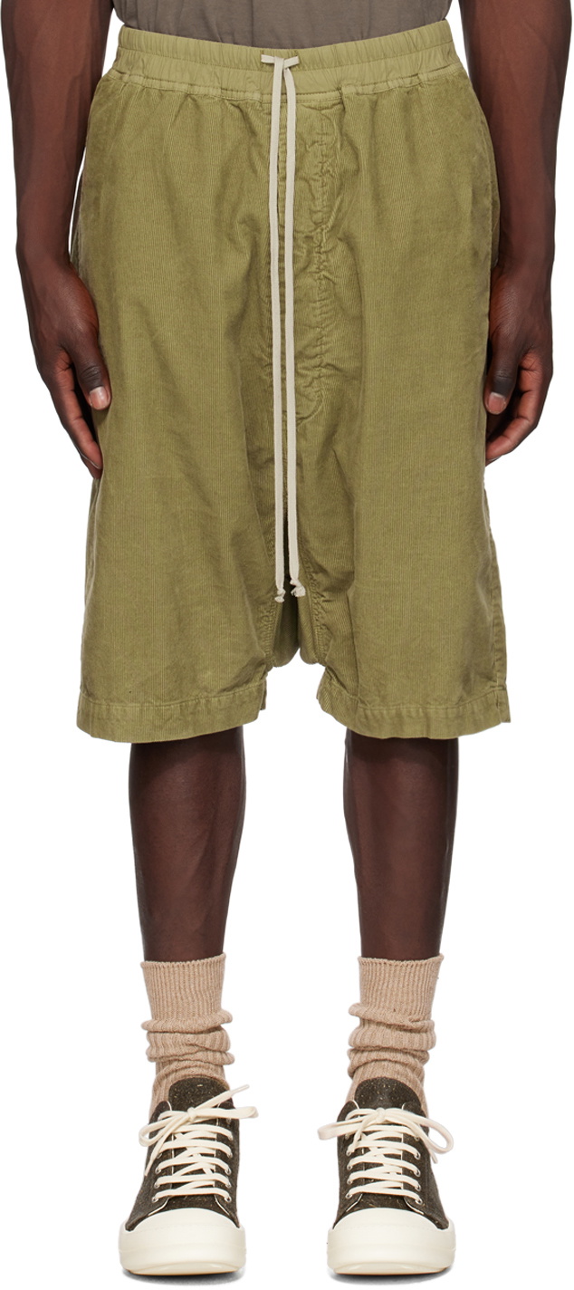 パンツ Rick Owens DRKSHDW Corduroy Pods Shorts Rick Owens DRKSHDW Khaki Pods Shorts Rick Owens Drkshdw