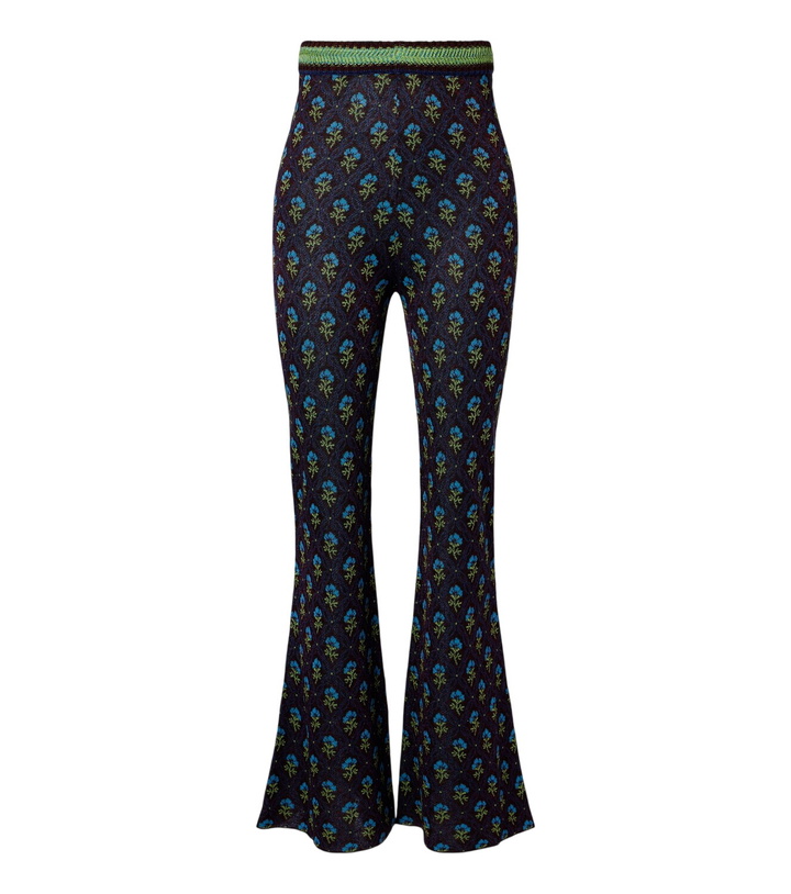 Photo: Etro Floral jacquard flared pants