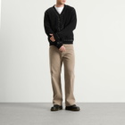 Percival Men's Module Boxy Cardigan in Black