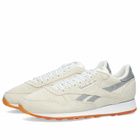 Reebok x PLACES + FACES Classic Leather Sneakers in Chalk/Silver