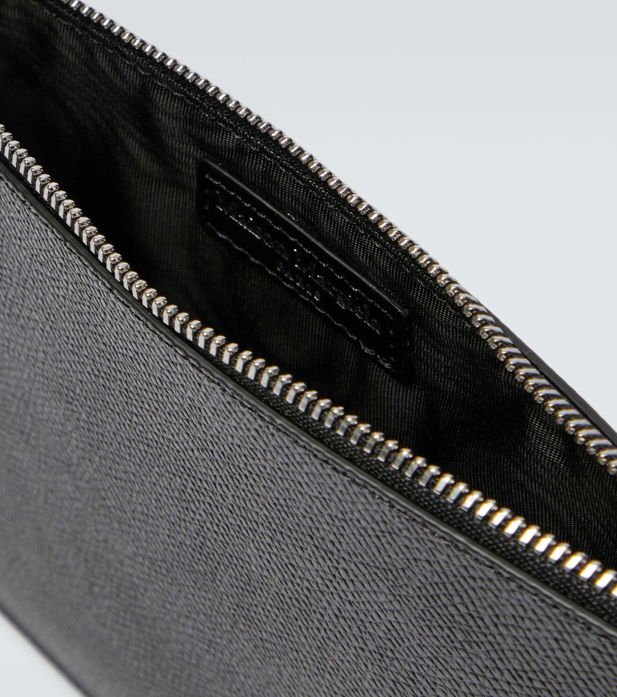 Maison Margiela - Zipped leather pouch Maison Margiela