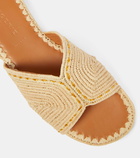 Clergerie Ineni raffia slides