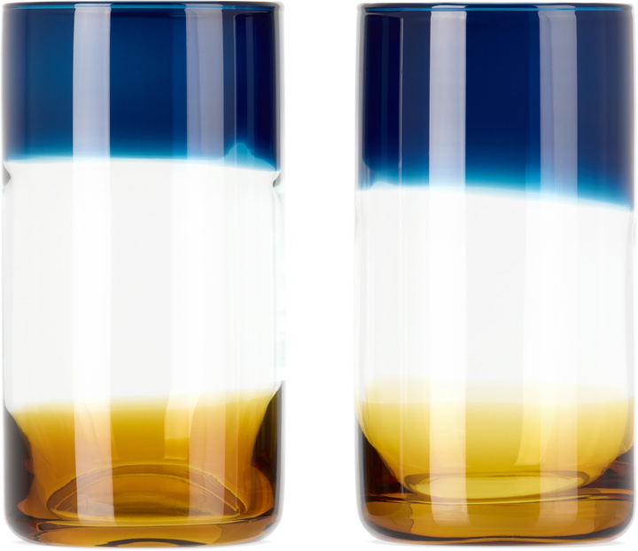 Photo: The Conran Shop Blue & Orange Ombre Highball Glass Set
