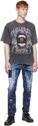 Dsquared2 Black Cotton T-Shirt