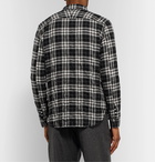 Mr P. - Checked Cotton-Blend Shirt - Black