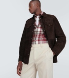 Brunello Cucinelli Suede shirt