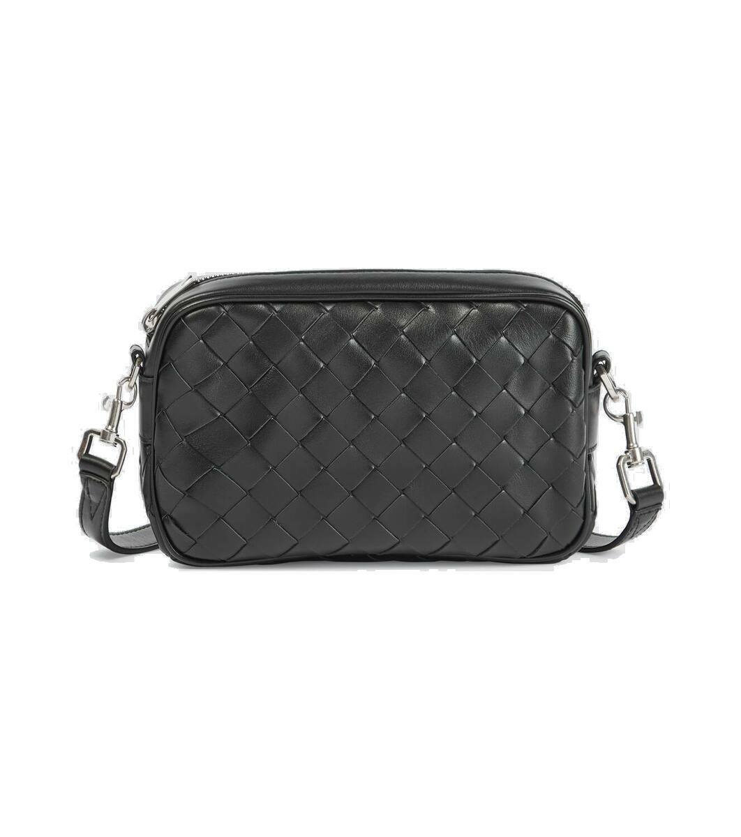 【関税&送料込】Bottega Veneta Black Leather Crossbody Bag Bottega Veneta - Black Leather Mini Crossbody | Mitchell Stores