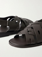 John Lobb - Seaford Full-Grain Leather Sandals - Brown