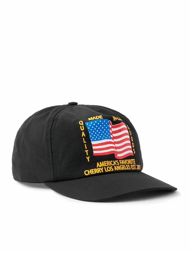 Photo: Cherry Los Angeles - Printed Nylon Baseball Cap