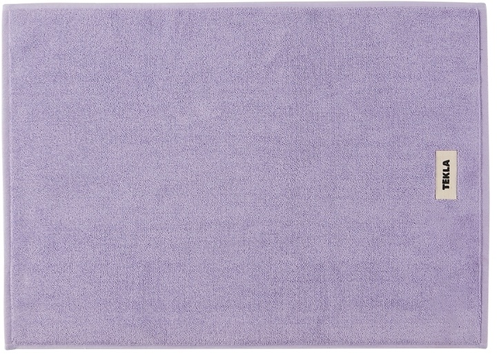 Photo: Tekla Purple Organic Cotton Bath Mat