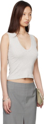 FLORE FLORE Gray Dewi Tank Top