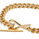 AMI Paris Men's Heart Chain Bracelet in Gold