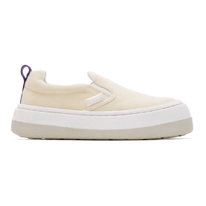 Photo: Eytys Off-White Canvas Venice Sneakers