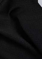 Willy Chavarria Appliquéd Mesh Jersey Black
