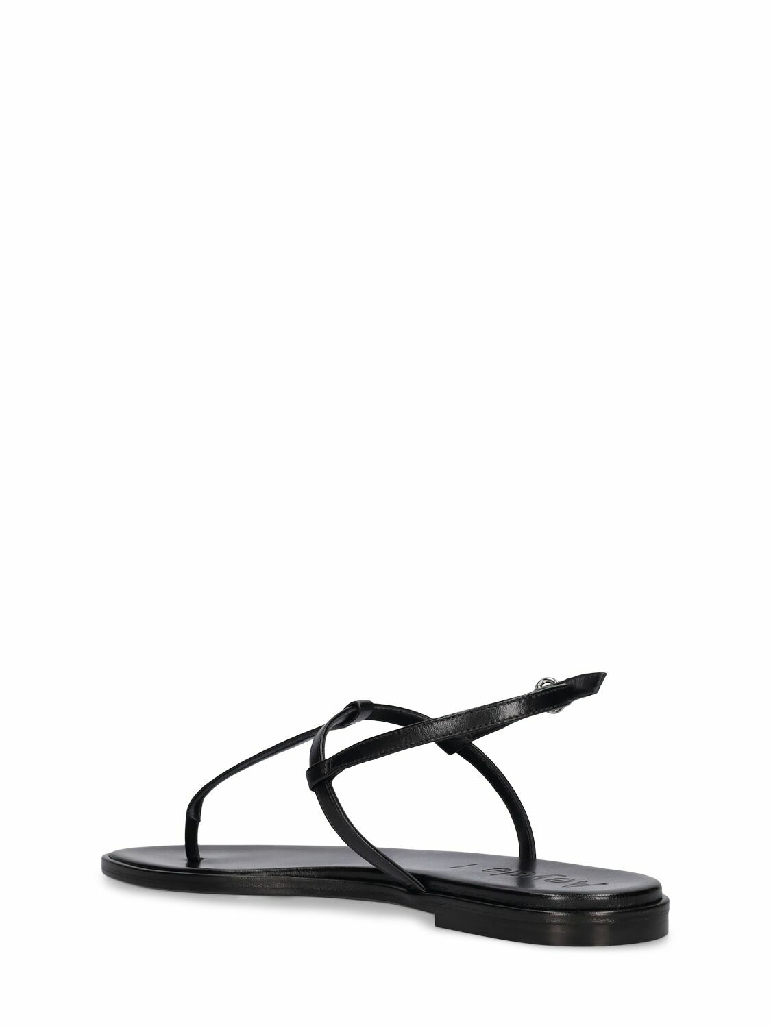 AEYDE 10mm Nala Nappa Leather Flat Sandals Aeyde