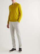 Loro Piana - Slim-Fit Wish Virgin Wool Polo Shirt - Yellow