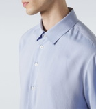 The Row Paxon silk poplin jacquard shirt