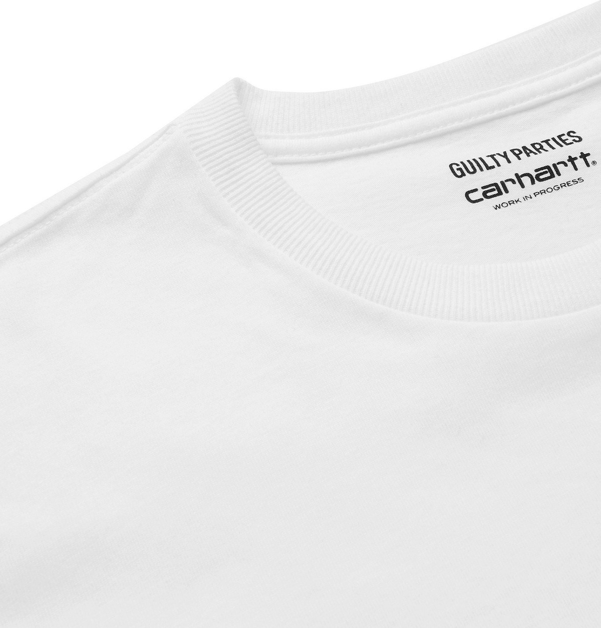 Carhartt WIP - Wacko Maria Logo-Embroidered Cotton-Jersey T-Shirt - White