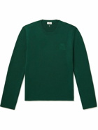 Etro - Logo-Flocked Virgin Wool Sweater - Green