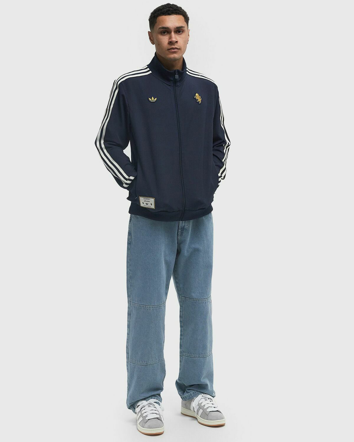 Adidas JUVENTUS TURIN ICON TRACK TOP Blue Mens Track Jacket