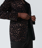 Tom Ford Atticus leopard-print tuxedo jacket