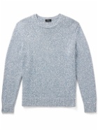 Theory - Mauno Cotton Sweater - Blue