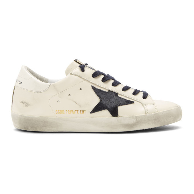 Photo: Golden Goose SSENSE Exclusive White Super SSTAR Sneakers