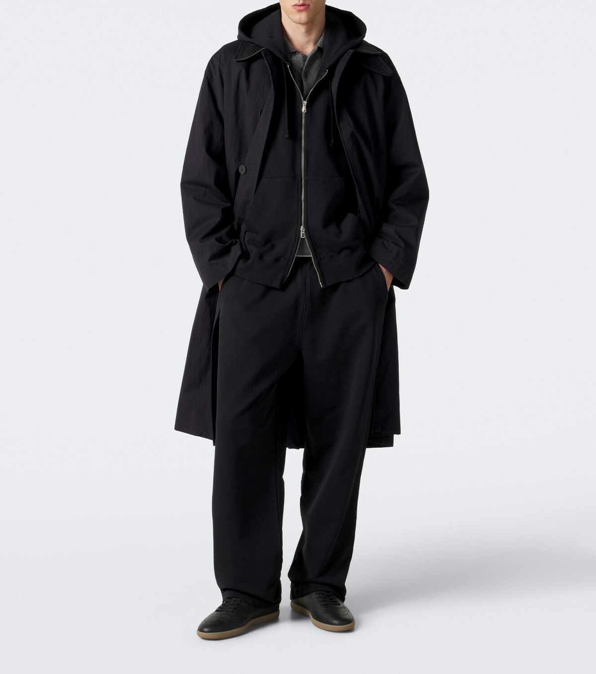 CDLP Cotton zip-up hoodie