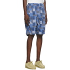 nonnative Blue Patchwork Manager Shorts