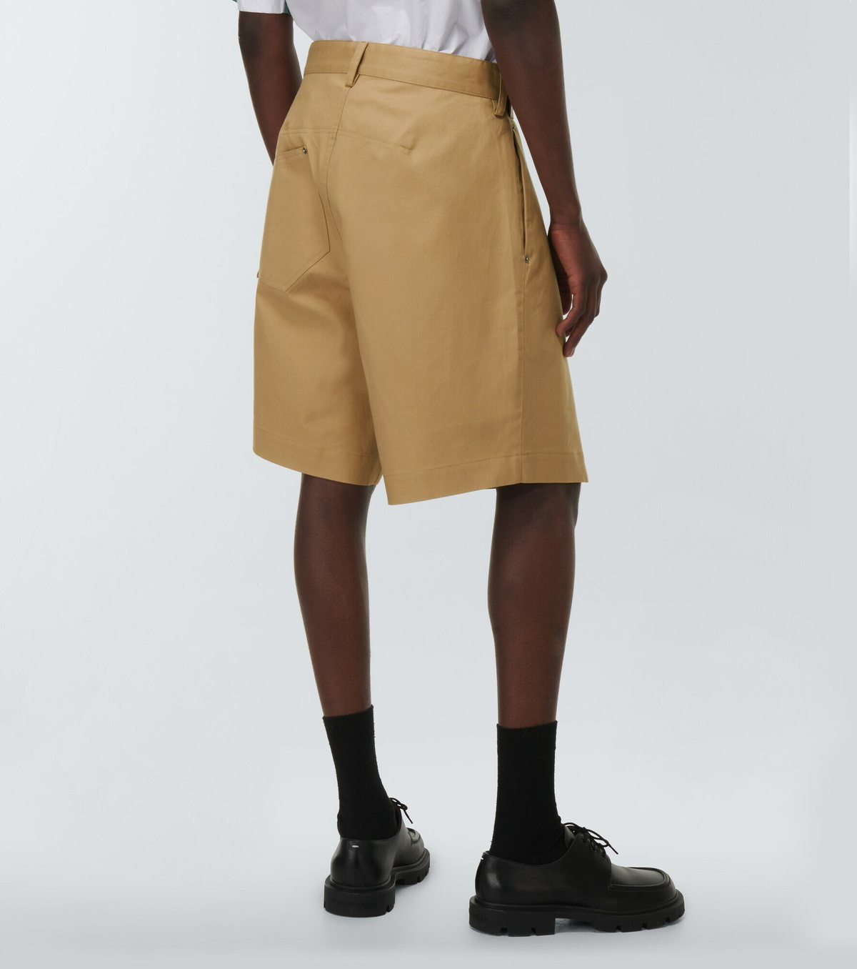 JW Anderson - Twisted cotton chino shorts JW Anderson