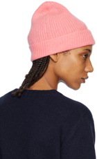Sporty & Rich Pink Embroidered Beanie