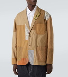 Comme des Garçons Homme Cotton-blend satin blazer