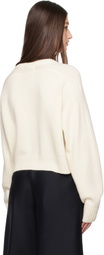 Loulou Studio Off-White Oversized Sweater