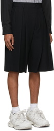 Comme des Garçons Homme Plus Black Pleated Shorts