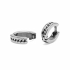 TwoJeys Men's Icon Link Earrings in Sterling Silver 