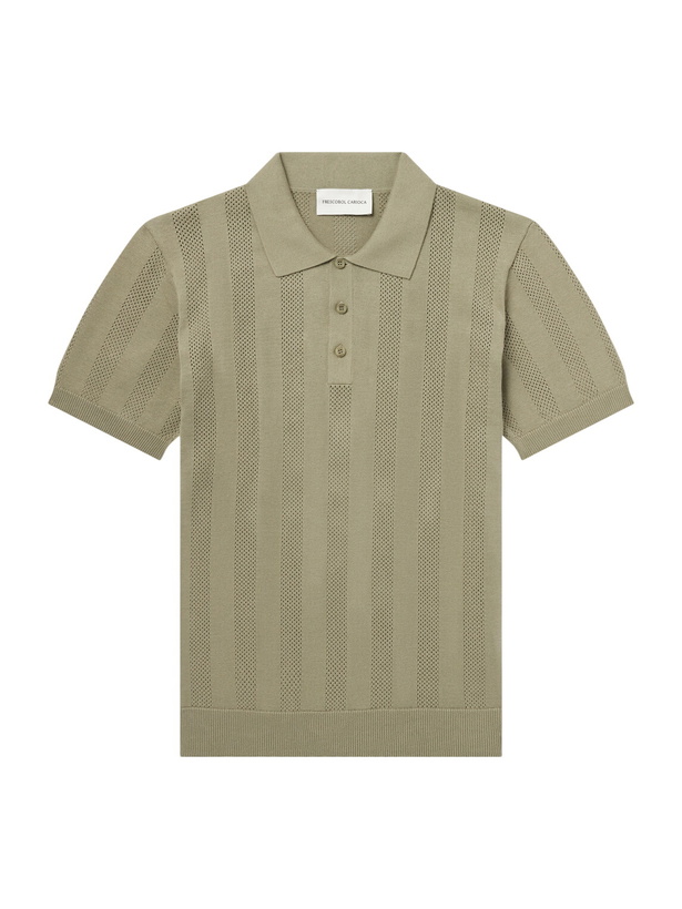 Photo: Frescobol Carioca - Vidal Cotton Polo Shirt - Green