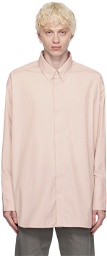 AMI Alexandre Mattiussi Pink Button Down Shirt