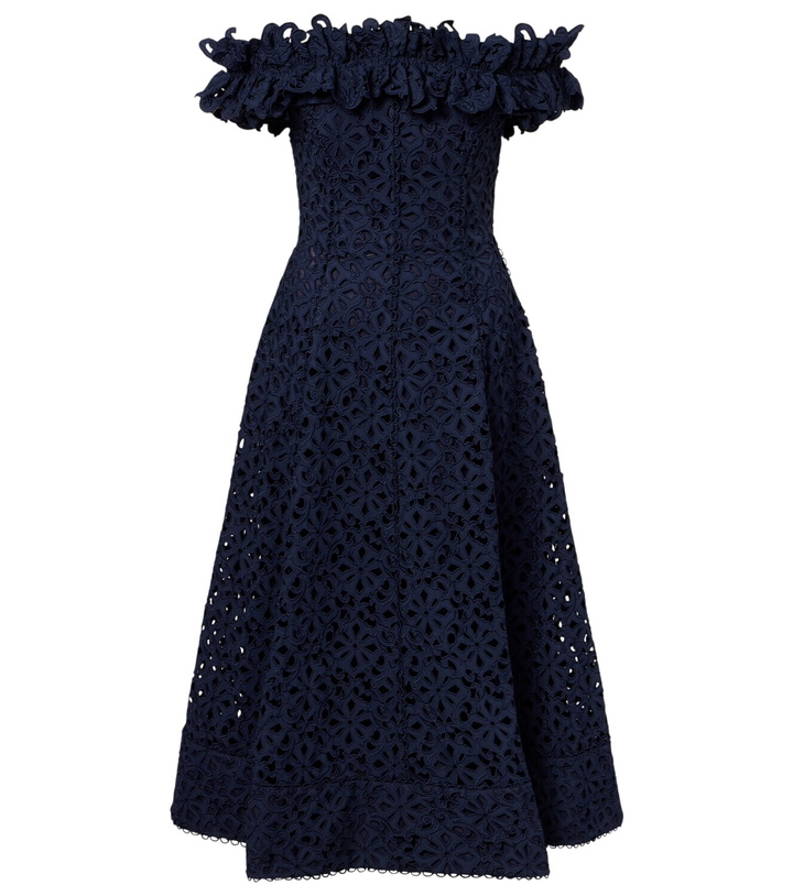 Photo: Rebecca Vallance Antalya broderie anglaise midi dress