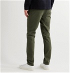 NN07 - Marco 1400 Slim-Fit Tapered Stretch-Cotton Twill Chinos - Green