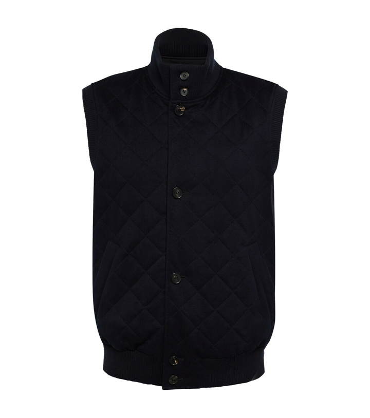 Photo: Loro Piana - Carry reversible cashmere vest
