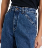 Loro Piana Etienne high-rise straight jeans