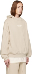 Fear of God ESSENTIALS Taupe Bonded Hoodie