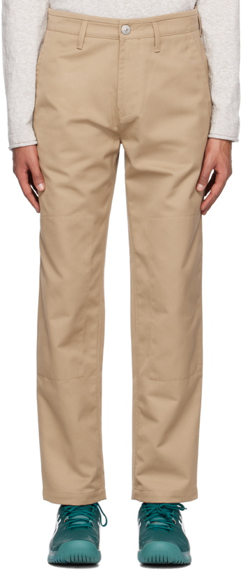 Photo: Stone Island Beige Patch Trousers