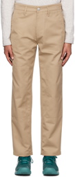 Stone Island Beige Patch Trousers