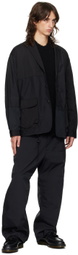 Comme des Garçons Homme Deux Black Brushed Wool Sweater