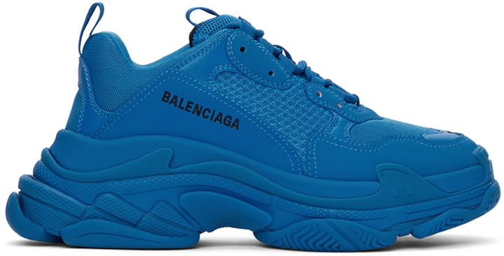 Photo: Balenciaga Blue Triple S Sneakers