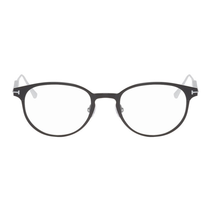 Photo: Tom Ford Black and Silver TF-5482 Glasses