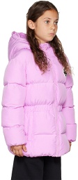 Off-White Kids Pink Off Rounded Puffer Jacket