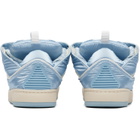 Lanvin Blue Nylon Curb Sneakers
