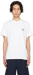 A.P.C. White Raymond T-Shirt